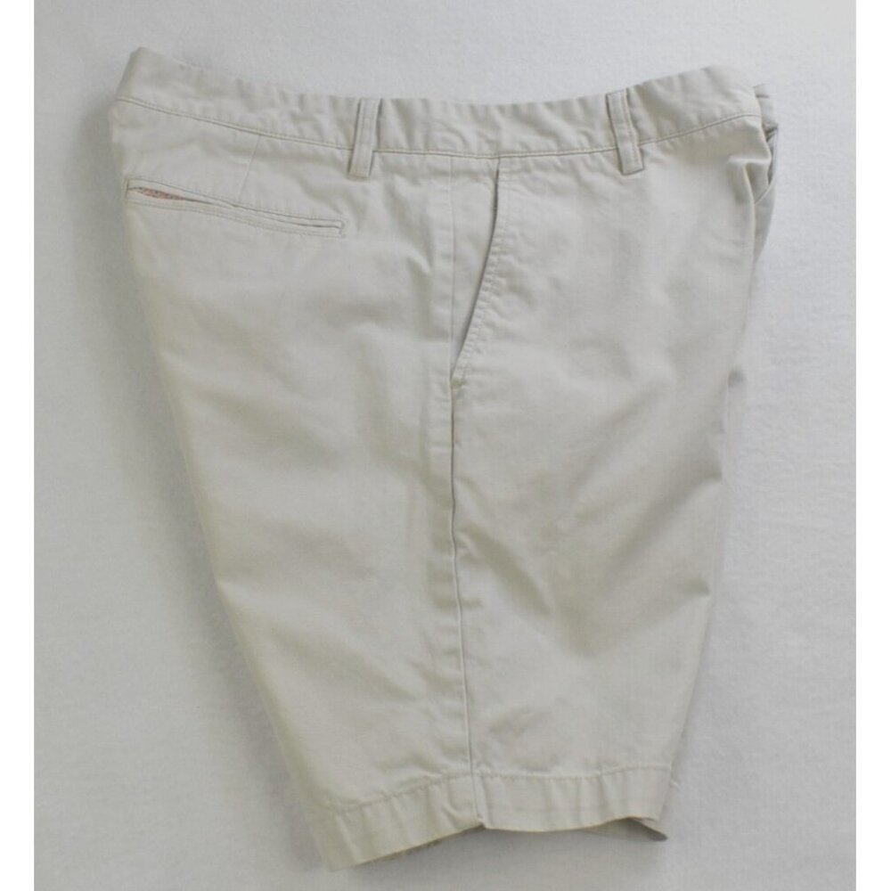 Bonobos Gargoyle Men's Shorts Size 33 Beige Golf Flat Front Chino 9" -Flaws-